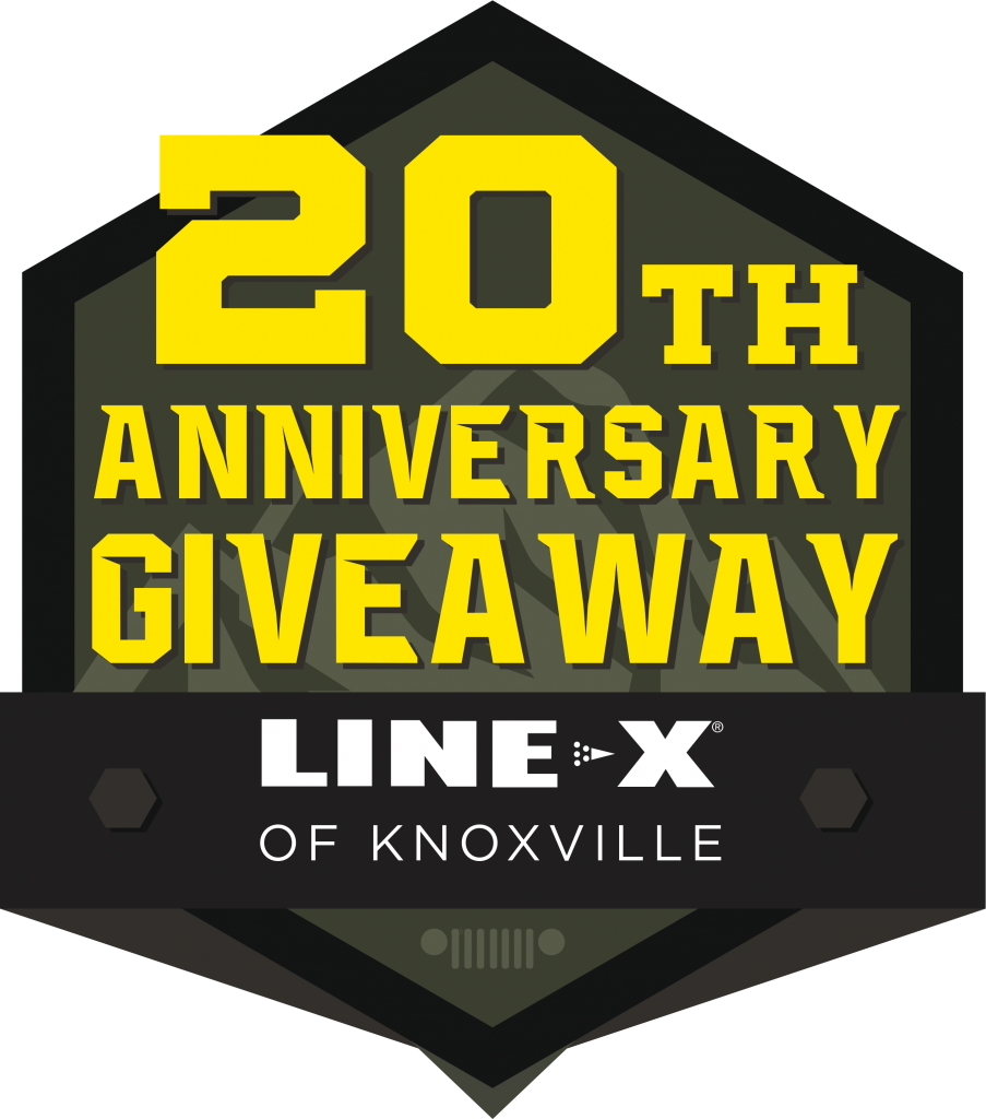 20th anniversary giveaway LINE-X of Knoxville