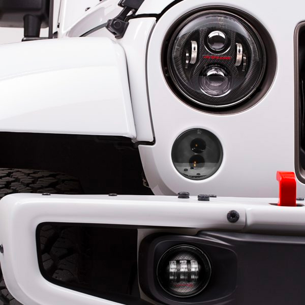 激安商品 JW Speaker Jeep Headlights, Evolution LED Model J3 建築、建設用 